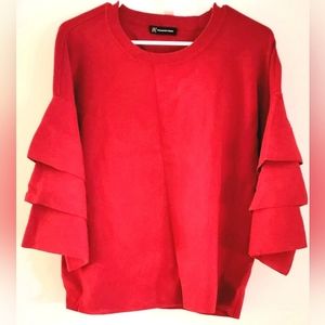 International Concepts Tiered-Sleeve Sweater